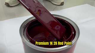 Czerwona farba 1K 2K u producenta w Chinach